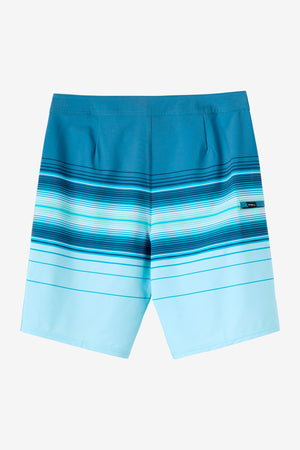 O'Neill Hyperfreak Heat Stripe 21 Boardshorts-Sky Blue