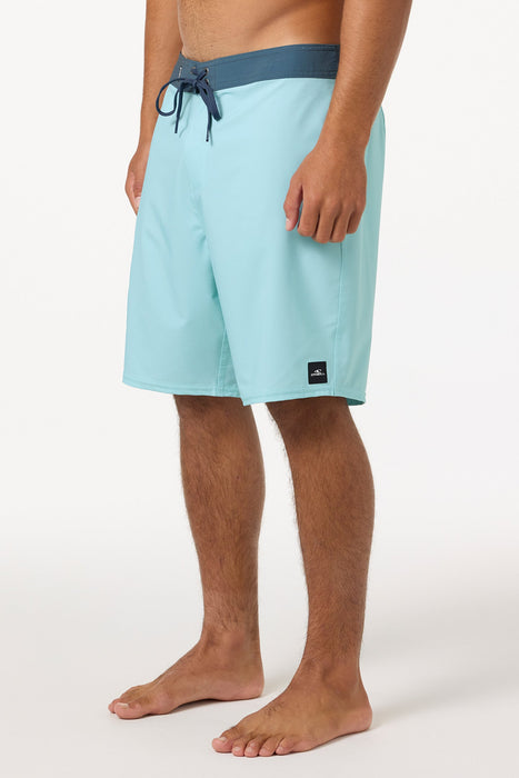 O'Neill Hyperfreak Heat Solid 19 Boardshorts-Pastel Turquoise