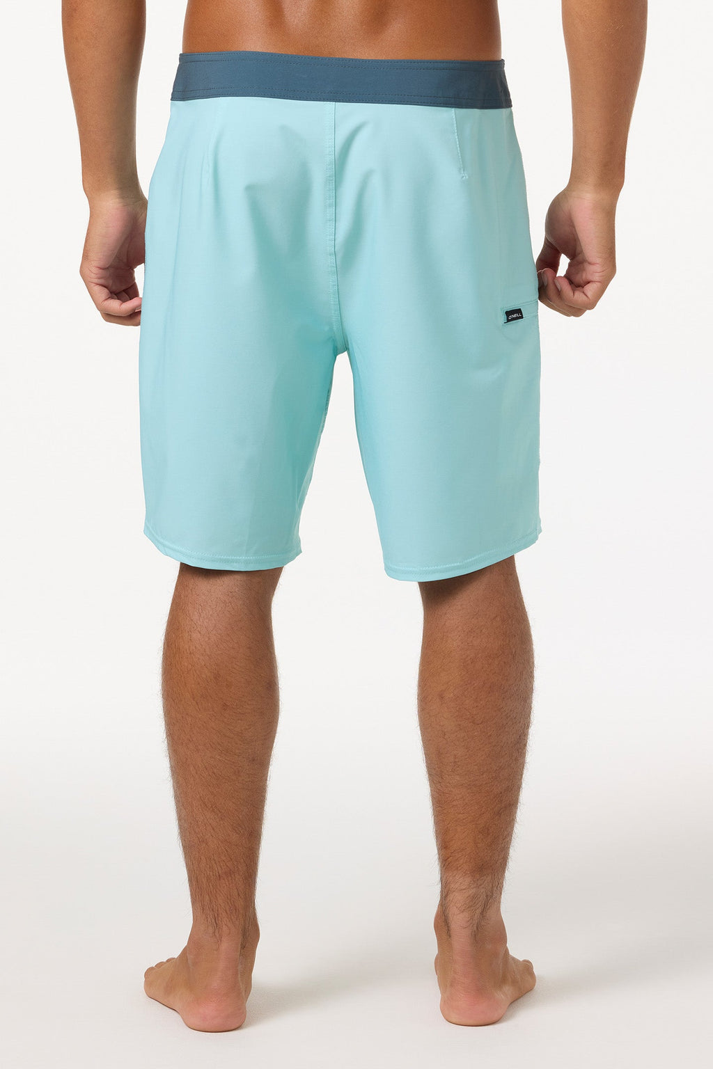 O'Neill Hyperfreak Heat Solid 19 Boardshorts-Pastel Turquoise