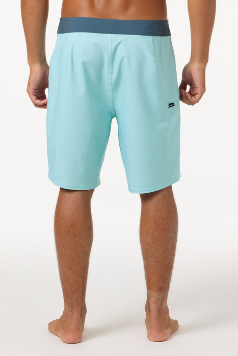 O'Neill Hyperfreak Heat Solid 19 Boardshorts-Pastel Turquoise