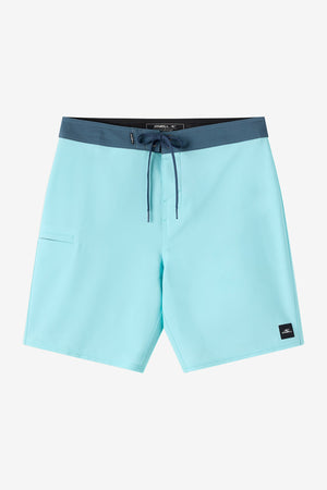 O'Neill Hyperfreak Heat Solid 19 Boardshorts-Pastel Turquoise