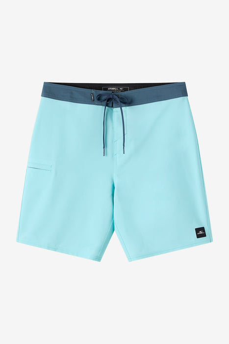 O'Neill Hyperfreak Heat Solid 19 Boardshorts-Pastel Turquoise