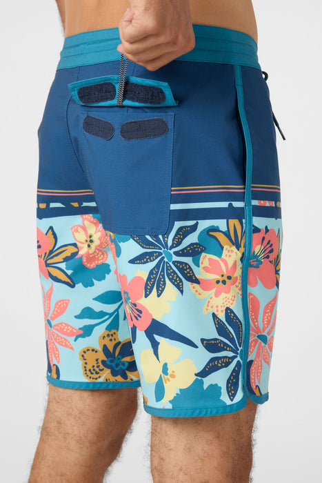 O'Neill Cruzer Scallop 18 Boardshorts-Indigo