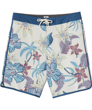 O'Neill OG Print Scallop 18 Boardshorts-Cream