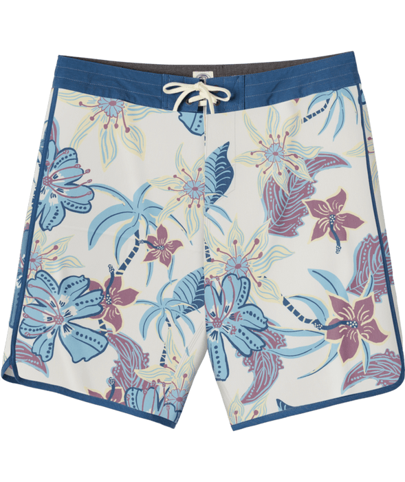 O'Neill OG Print Scallop 18 Boardshorts-Cream