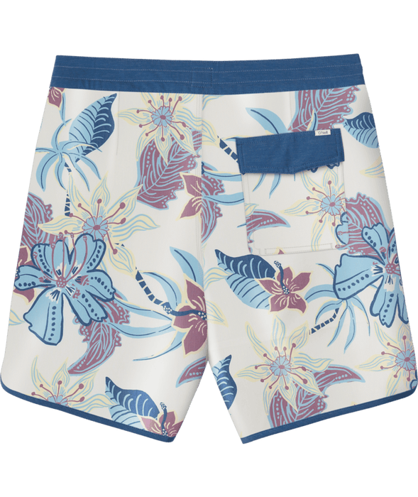 O'Neill OG Print Scallop 18 Boardshorts-Cream