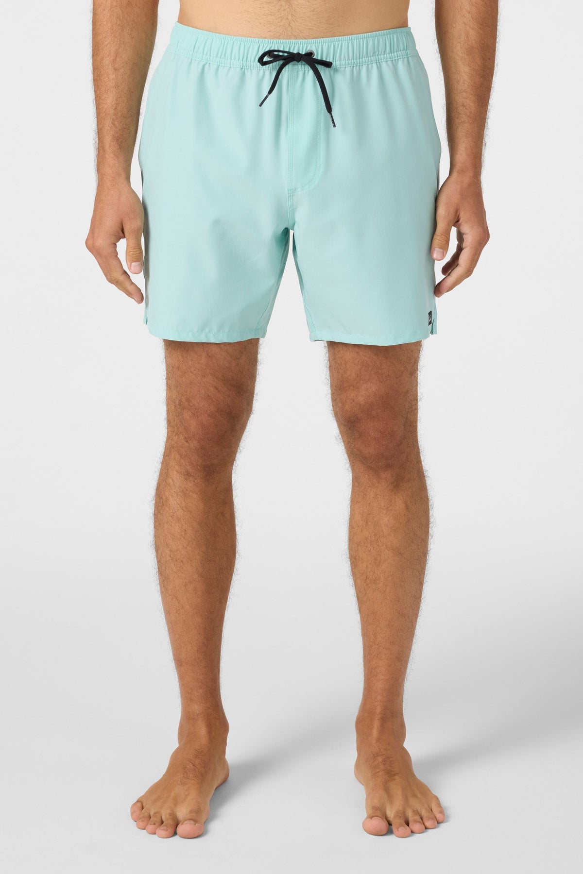 O'Neill Lennox Hermosa Solid Volley 17 Boardshorts-Pastel Turquoise