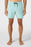 O'Neill Lennox Hermosa Solid Volley 17 Boardshorts-Pastel Turquoise