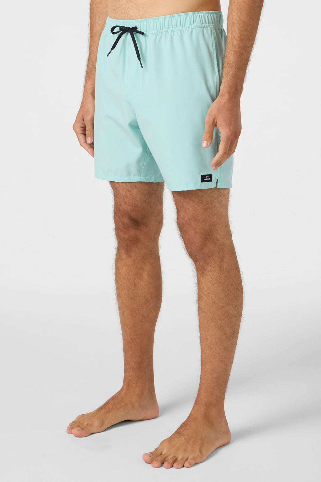 O'Neill Lennox Hermosa Solid Volley 17 Boardshorts-Pastel Turquoise