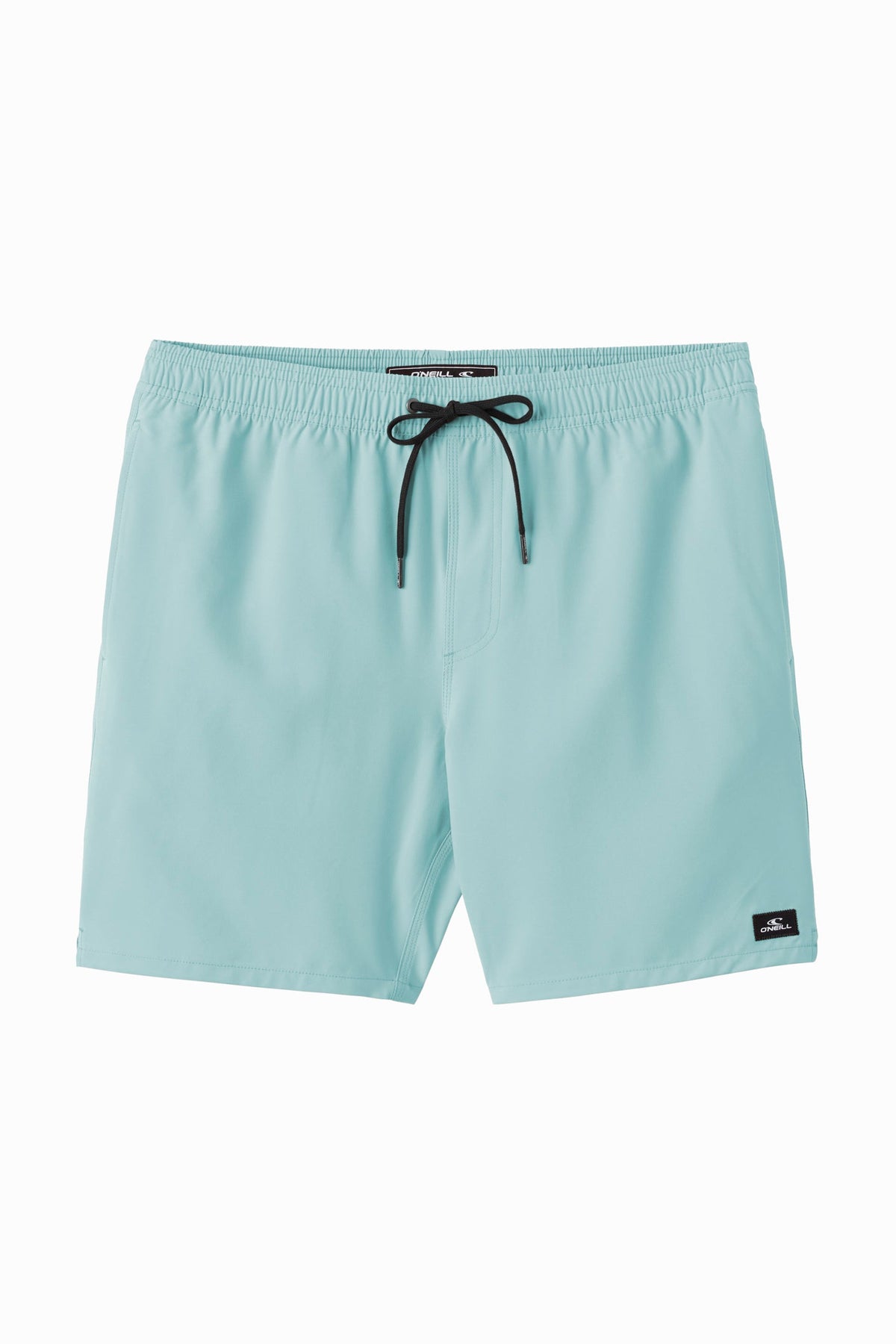 O'Neill Lennox Hermosa Solid Volley 17 Boardshorts-Pastel Turquoise
