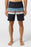 O'Neill Cruzer Stripe Scallop 18 Boardshorts-Black