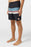 O'Neill Cruzer Stripe Scallop 18 Boardshorts-Black