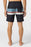 O'Neill Cruzer Stripe Scallop 18 Boardshorts-Black