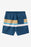 O'Neill Cruzer Stripe Scallop 18 Boardshorts-Midnight Navy 2