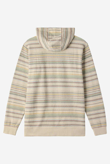 O'Neill Bavaro Stripe Pullover Sweatshirt-Lt Khaki