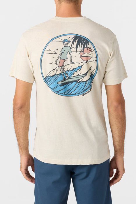 O'Neill Lean And Mean Tee-Lt Khaki
