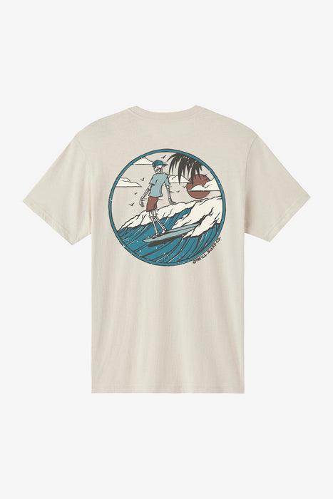 O'Neill Lean And Mean Tee-Lt Khaki