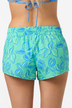 O'Neill Saltwater Essentials Balboa Printed 2 Boardshorts-Jade Cream