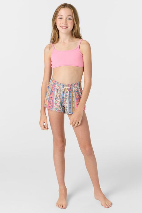 O'Neill Girls Balboa Printed 2 Boardshorts-Multi Clr 2
