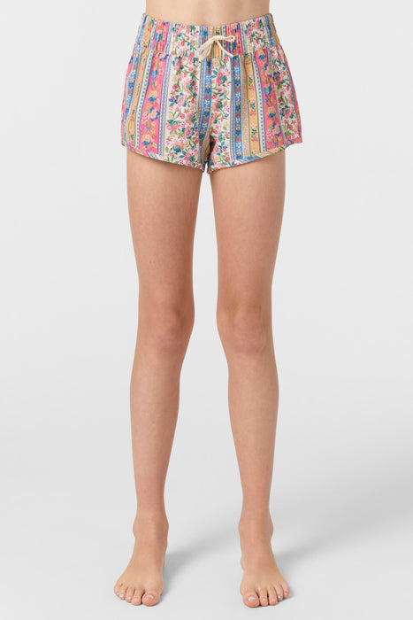 O'Neill Girls Balboa Printed 2 Boardshorts-Multi Clr 2