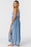 O'Neill Saltwater Solids Mel Maxi Dress-Faded Denim