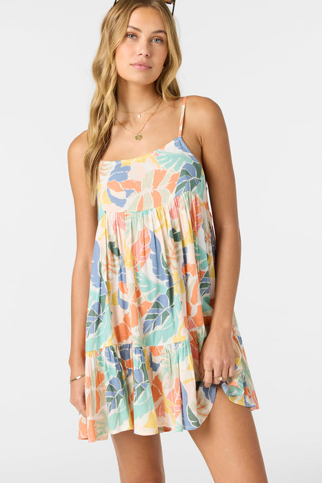 O'Neill Saltwater Essentials Rilee Printed Dress-Multi Clr 2