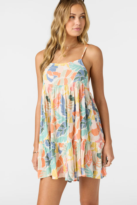 O'Neill Saltwater Essentials Rilee Printed Dress-Multi Clr 2