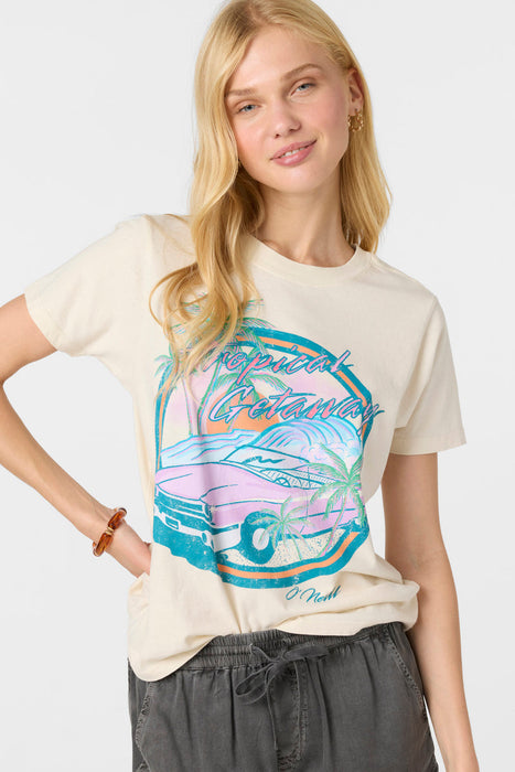 O'Neill Tropical Getaway Tee-Tapioca