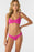 O'Neill Saltwater Solids Huntington Top-Fuchsia