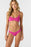 O'Neill Saltwater Solids Huntington Top-Fuchsia
