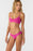 O'Neill Saltwater Solids Huntington Top-Fuchsia
