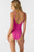 O'Neill Saltwater Solids Edgewater One Piece-Fuchsia