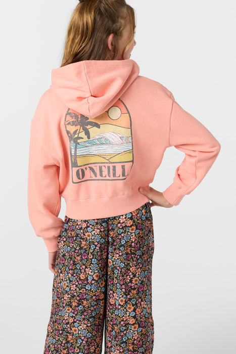 O'Neill Darcie Girls Sweatshirt-Coral Haze