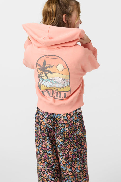 O'Neill Darcie Girls Sweatshirt-Coral Haze