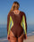 Seea Helen Surf Suit One Piece-Cappuccino