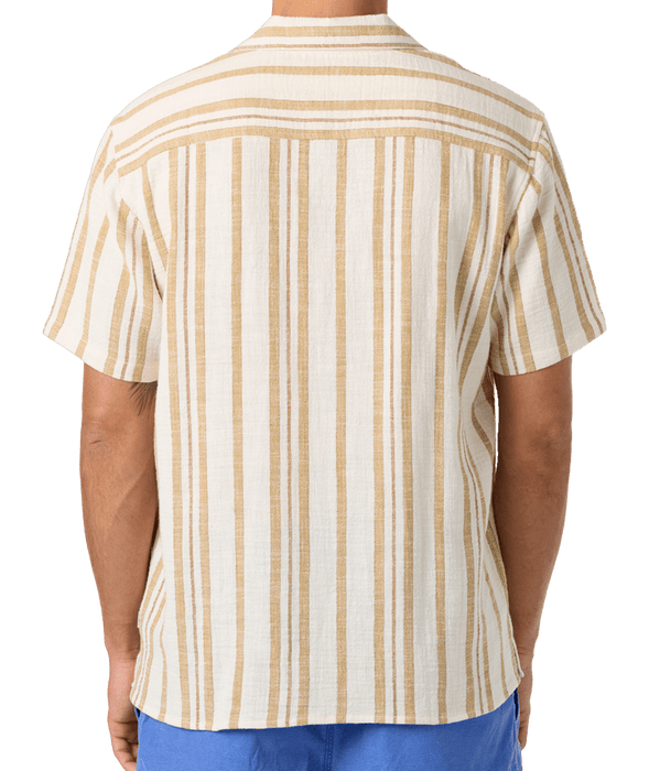 O'Neill OG Stripe S/S Woven Shirt-Tofu