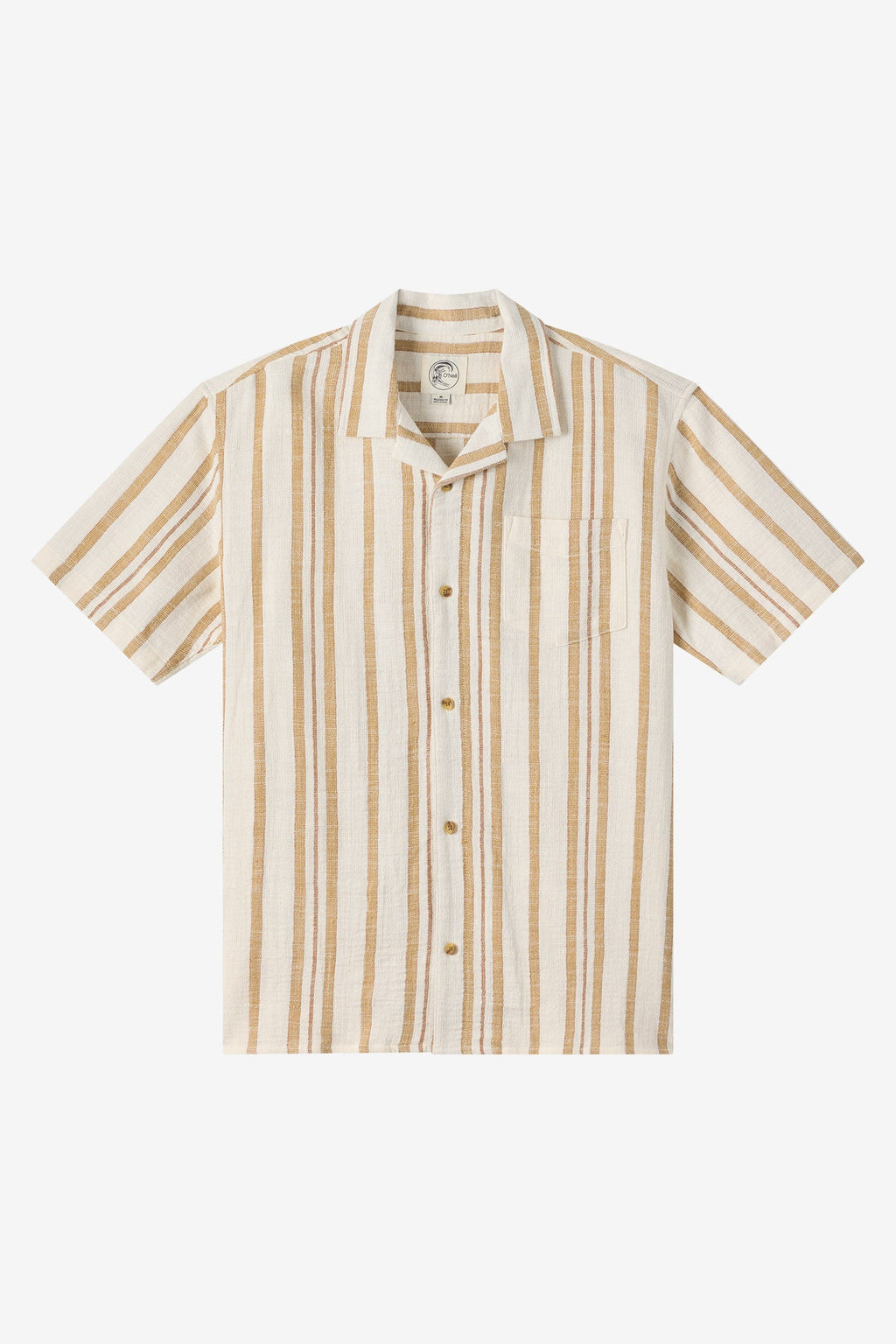 O'Neill OG Stripe S/S Woven Shirt-Tofu