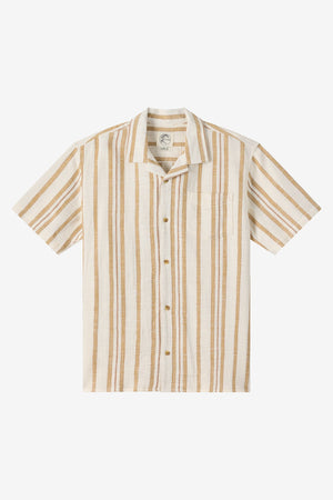 O'Neill OG Stripe S/S Woven Shirt-Tofu