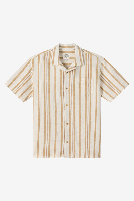 O'Neill OG Stripe S/S Woven Shirt-Tofu