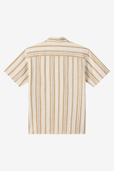 O'Neill OG Stripe S/S Woven Shirt-Tofu
