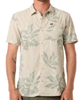 O'Neill Trvlr Perforated Printed Standard Woven Shirt-Lt Khaki