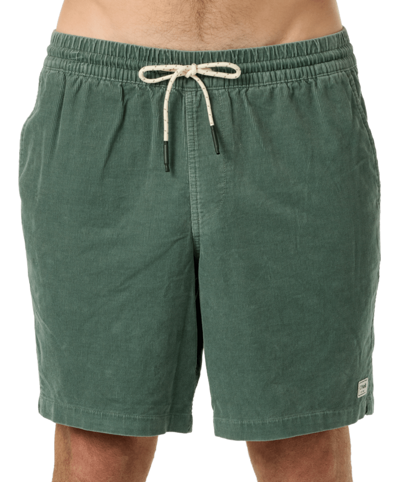 O'Neill OG Cord Elastic Waist 18 Shorts-Dark Forest
