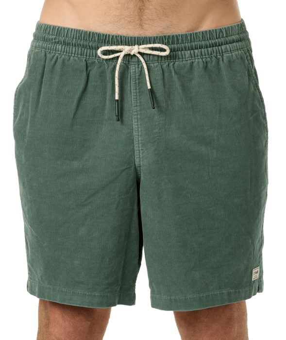 O'Neill OG Cord Elastic Waist 18 Shorts-Dark Forest