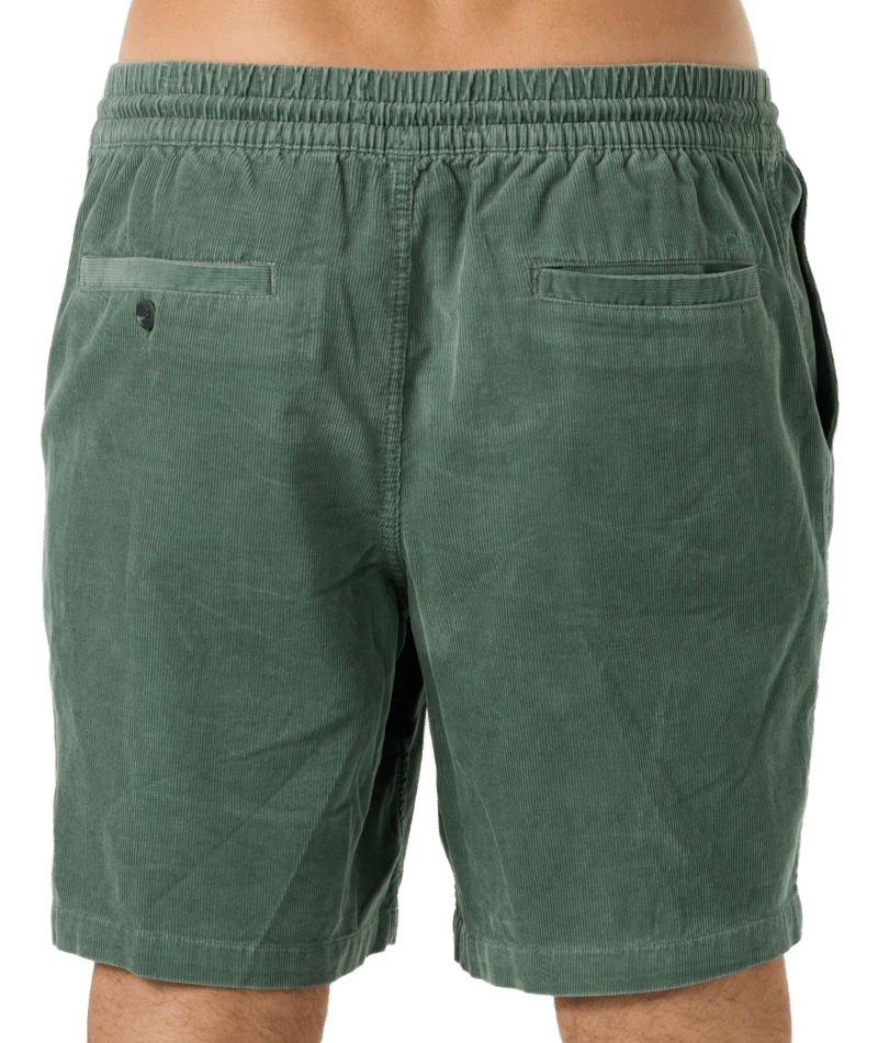 O'Neill OG Cord Elastic Waist 18 Shorts-Dark Forest
