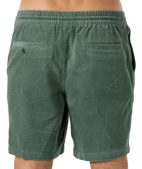 O'Neill OG Cord Elastic Waist 18 Shorts-Dark Forest