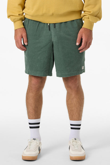 O'Neill OG Cord Elastic Waist 18 Shorts-Dark Forest