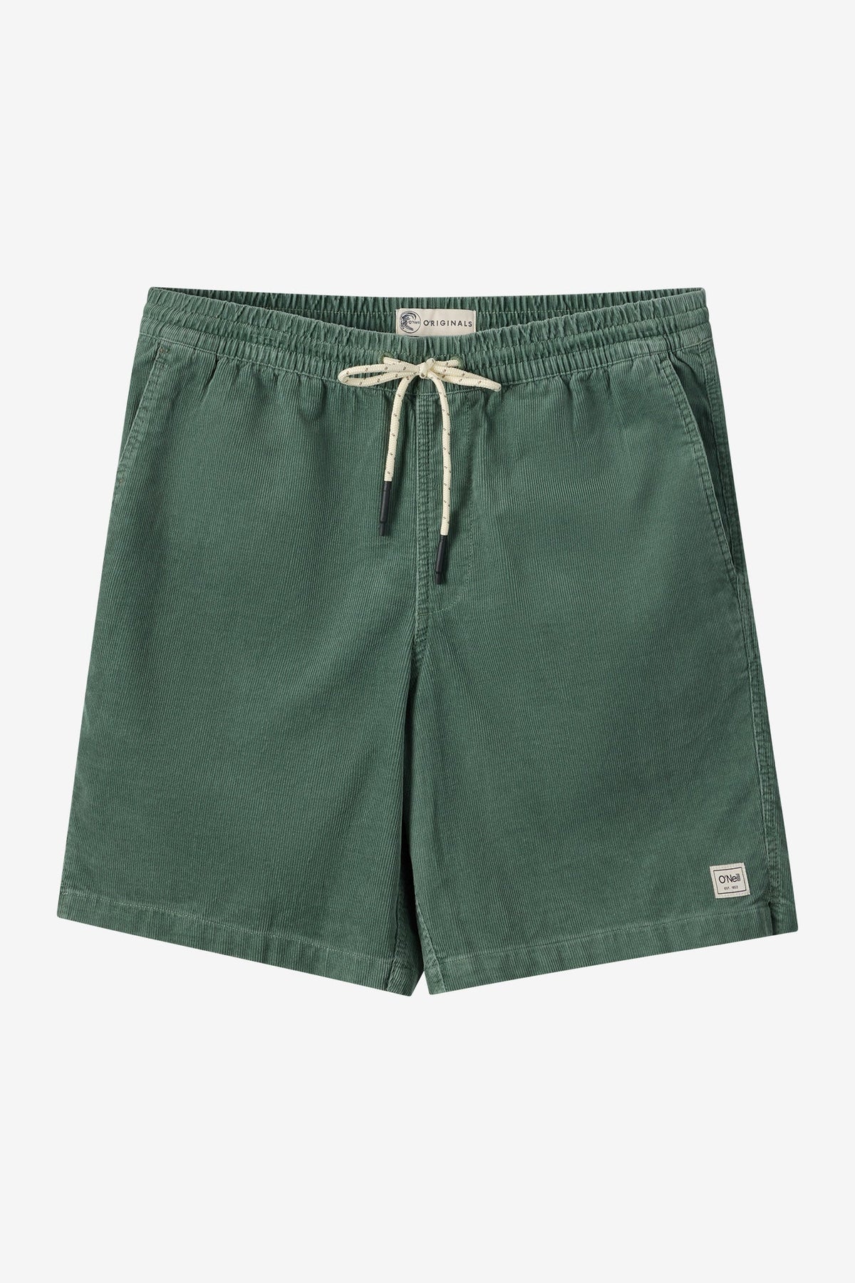 O'Neill OG Cord Elastic Waist 18 Shorts-Dark Forest