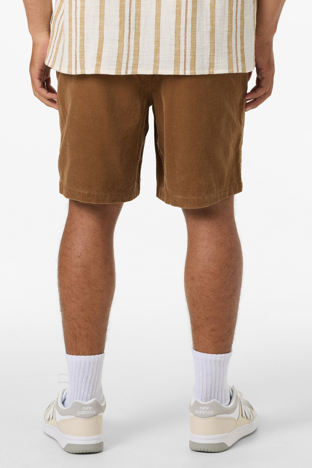 O'Neill OG Cord Elastic Waist 18'' Shorts-Toffee