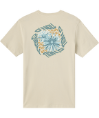 O'Neill Twisted Flowers Classic Tee-Lt Khaki