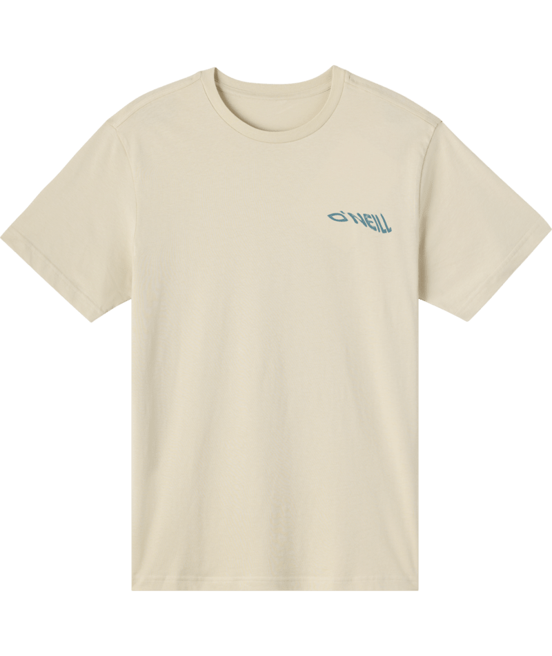 O'Neill Twisted Flowers Classic Tee-Lt Khaki